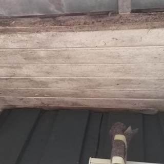 Dachuntersicht vorher