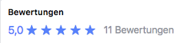 facebook Bewertungen